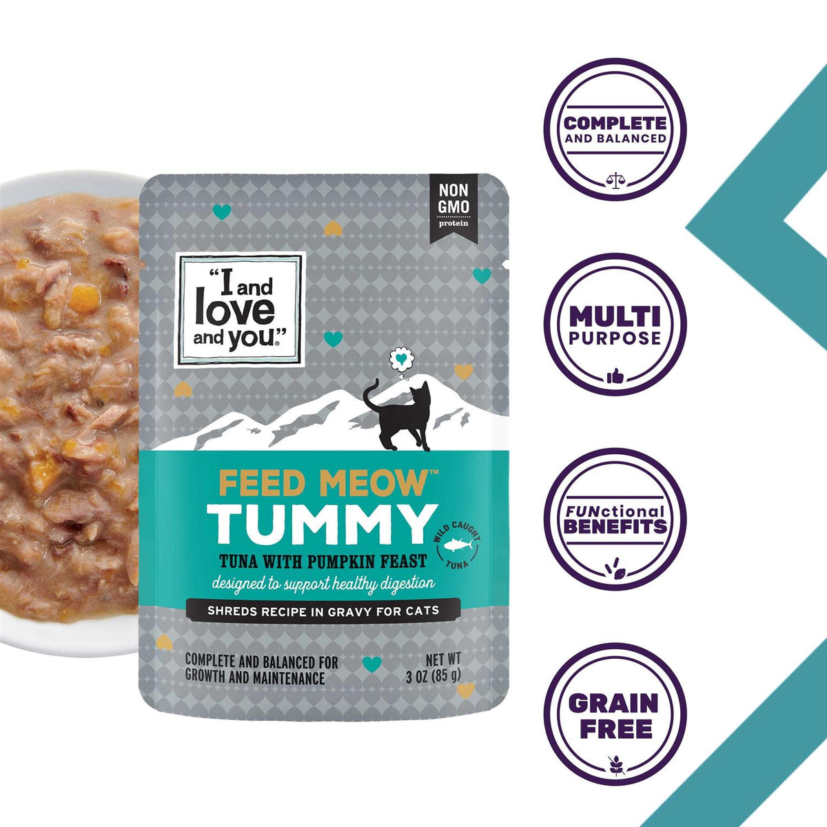 Wet Cat Food with Tuna and Pumpkin A164982