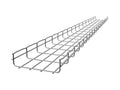 Wire Mesh Cable Tray 12x2In 10 ft L536