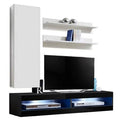 White Wall Mounted Floating Entertainment Center X7193