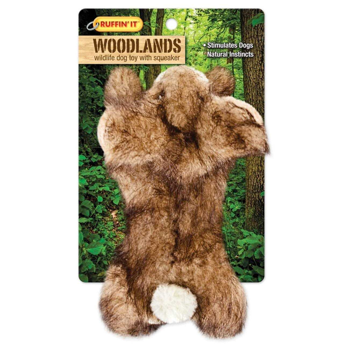 Woodlands Rabbit Plush Dog Toy K677