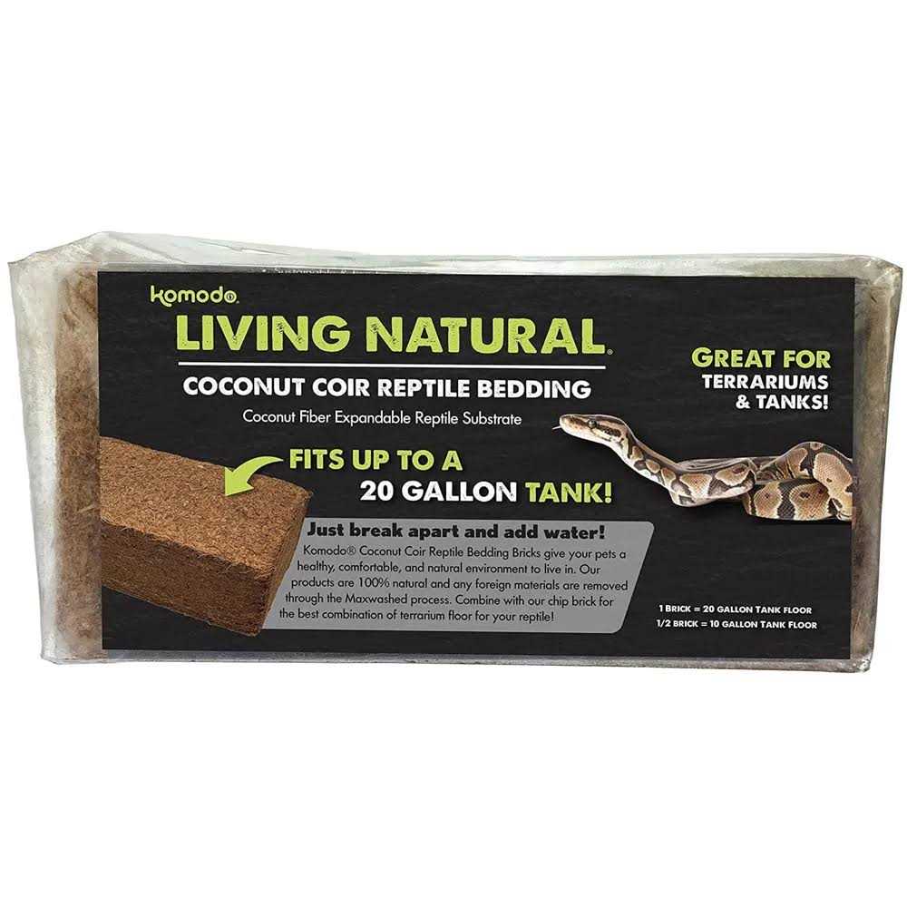 Natural Coconut Coir Reptile Bedding Brick S26416