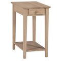 Unfinished Narrow End Table V567554