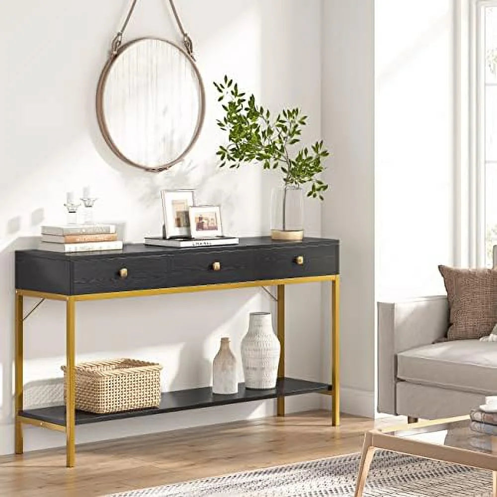 Console Table with Drawers and Shelves Z604