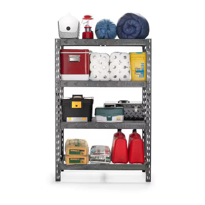 4-Tier Welded Steel Storage Shelving Unit D462