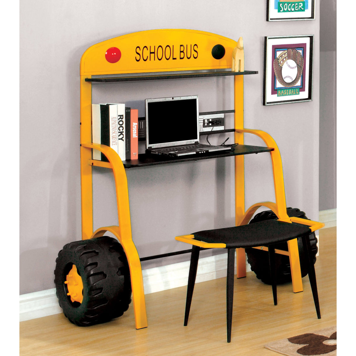 Yellow School Bus Desk Set K3234