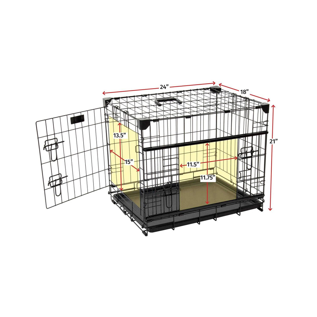 Double Door Dog Crate V33033