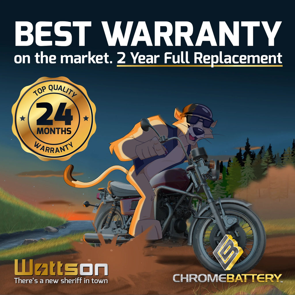 Motorcycle Battery 12 Volt 12 Ah 200 CCA T51444