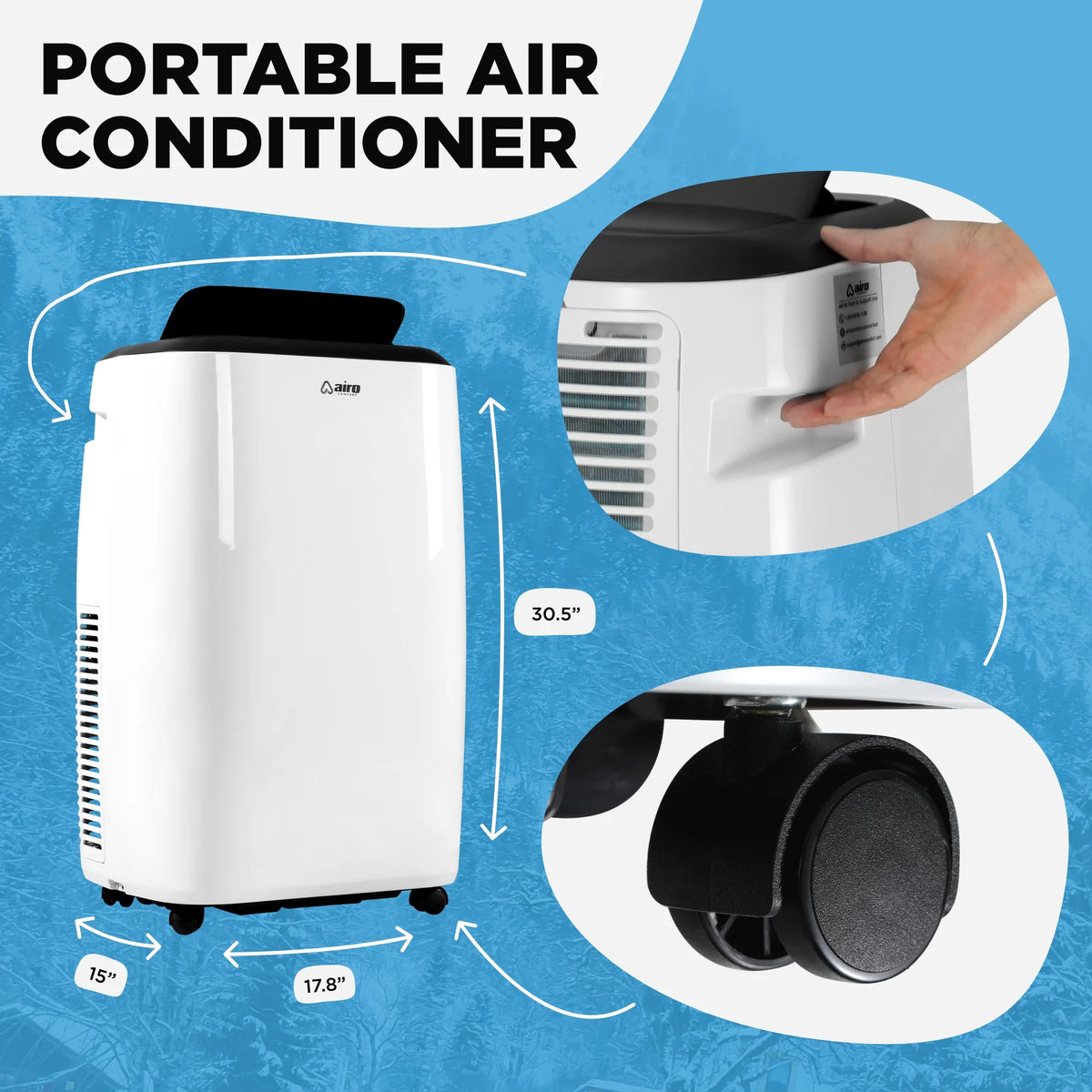 Portable Air Conditioner 6000 BTU Standing AC Unit Z126957