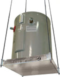 Ceiling Mounted Water Heater Platform with Steel Drain, Up To 20 Gallons V1993