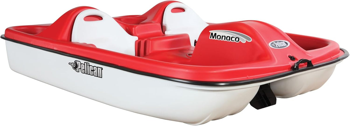 Red White Adjustable 5 Seat Pedal Boat J1448