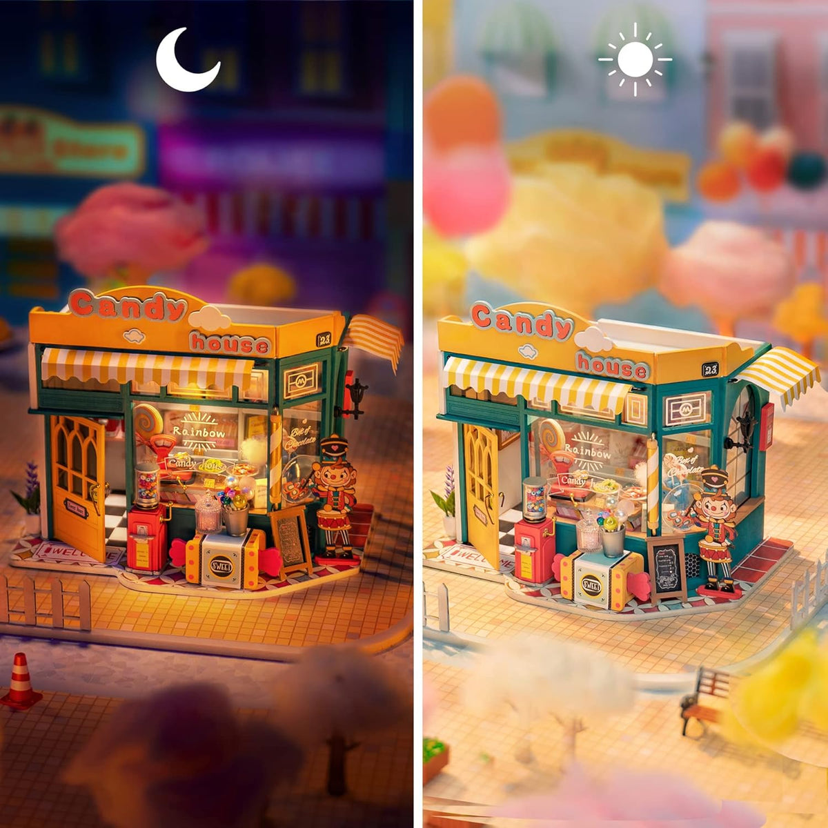1/24 Scale Dollhouse Kit with LED K635