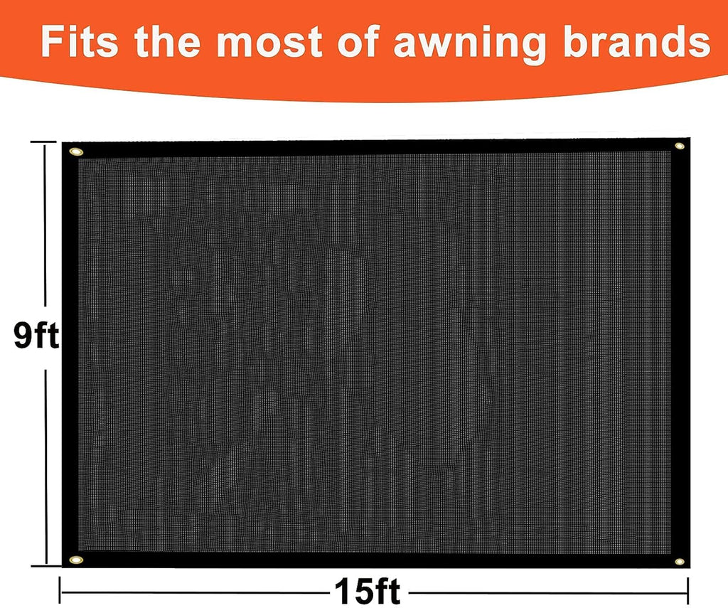 9' X 15' RV Awning Sun Shade Screen B5790