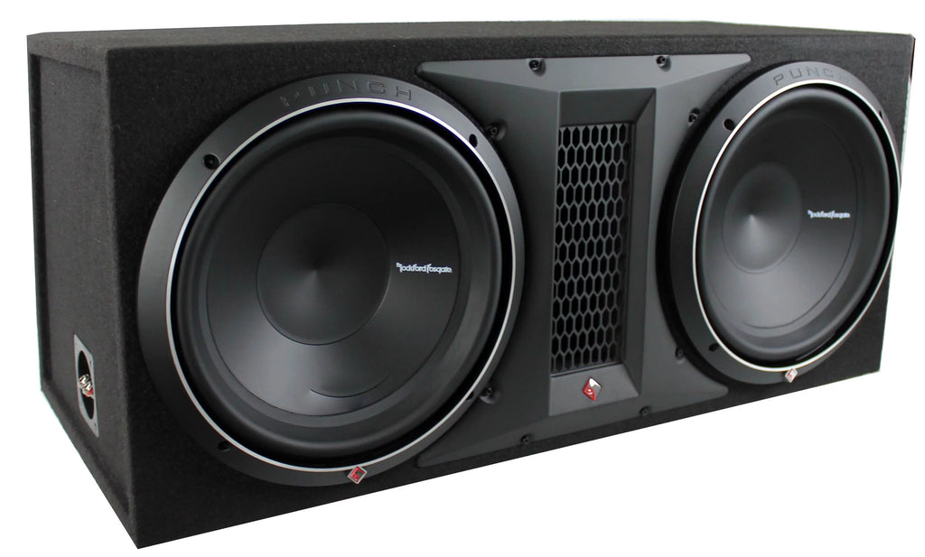 12 Inch 2400 Watt Dual Loaded Subwoofer Enclosure J41351