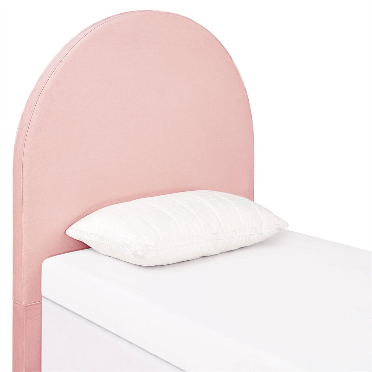 Blush Velvet Twin Headboard D828244