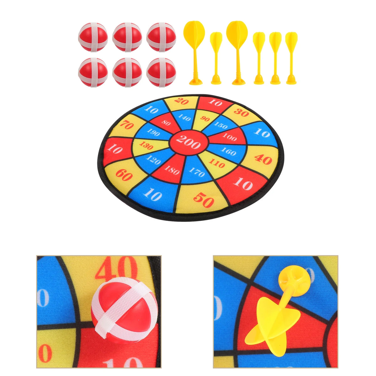 13Pcs Sticky Target Balls Darts Board Toys I172