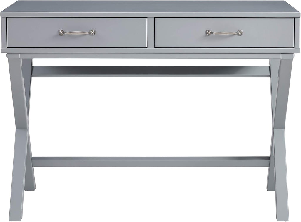 Grey Campaign Style Desk R9974