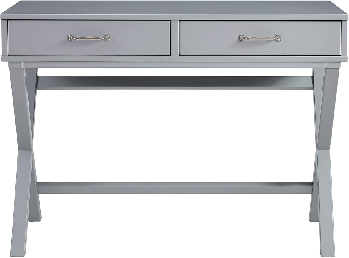 Grey Campaign Style Desk R9974