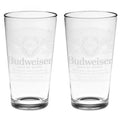 Clear Pint Glass Set Pack of 2 U629831