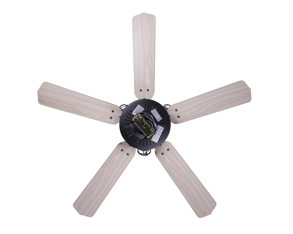 52 inch 3 Light Ceiling Fan in Graphite Q8116