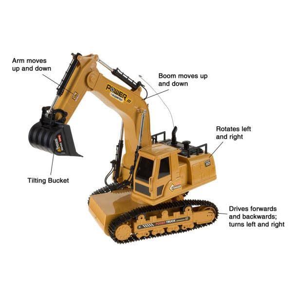 Remote Control Tractor Excavator Construction Toy M899