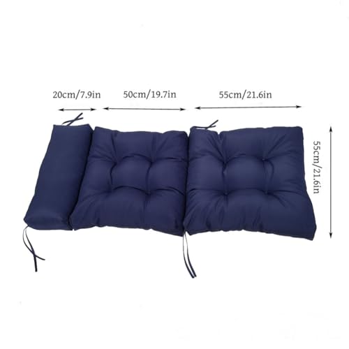 Waterproof High Back Patio Seat Cushions J372