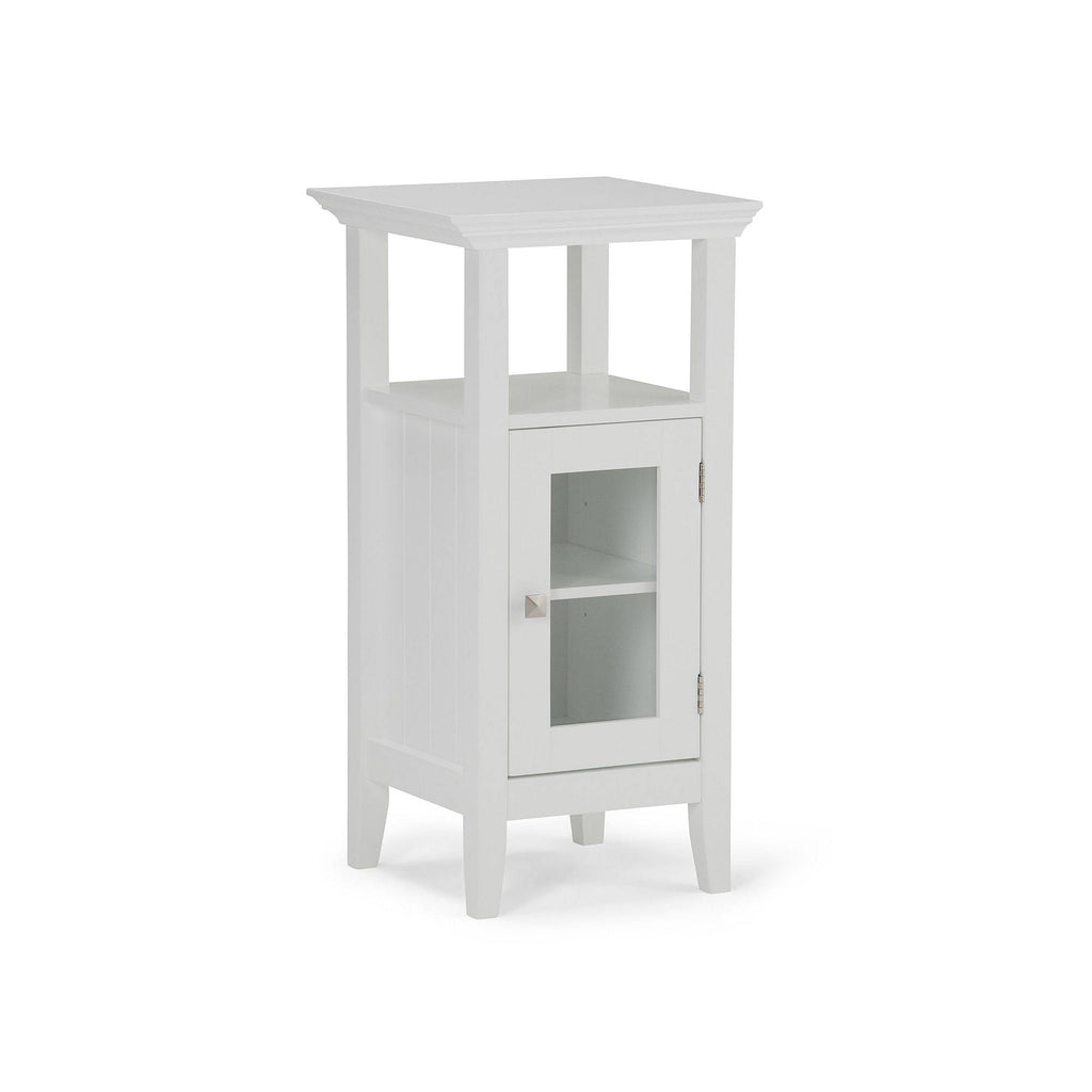 Pure White Floor Storage Bath Cabinet L749217