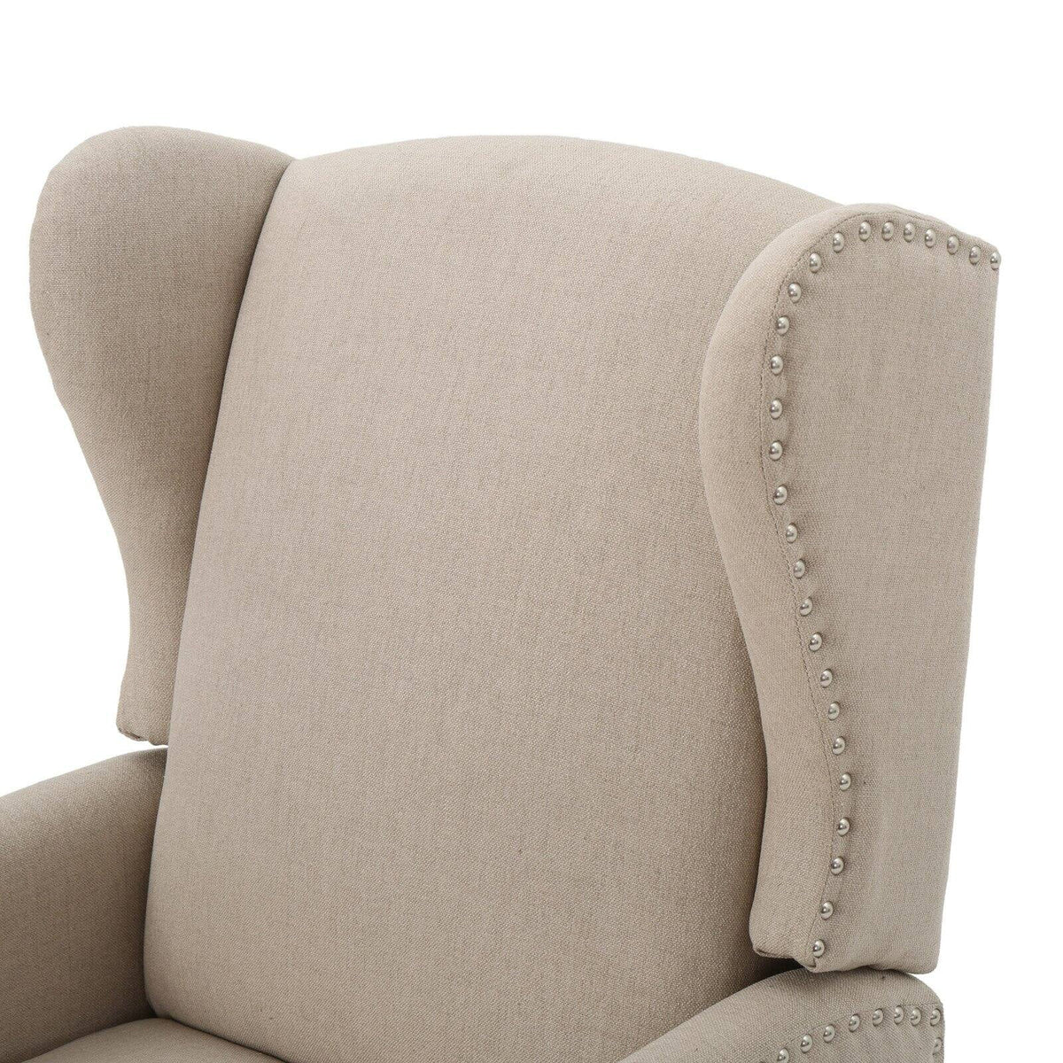 Traditional Wingback Fabric Recliner Chair Z360672