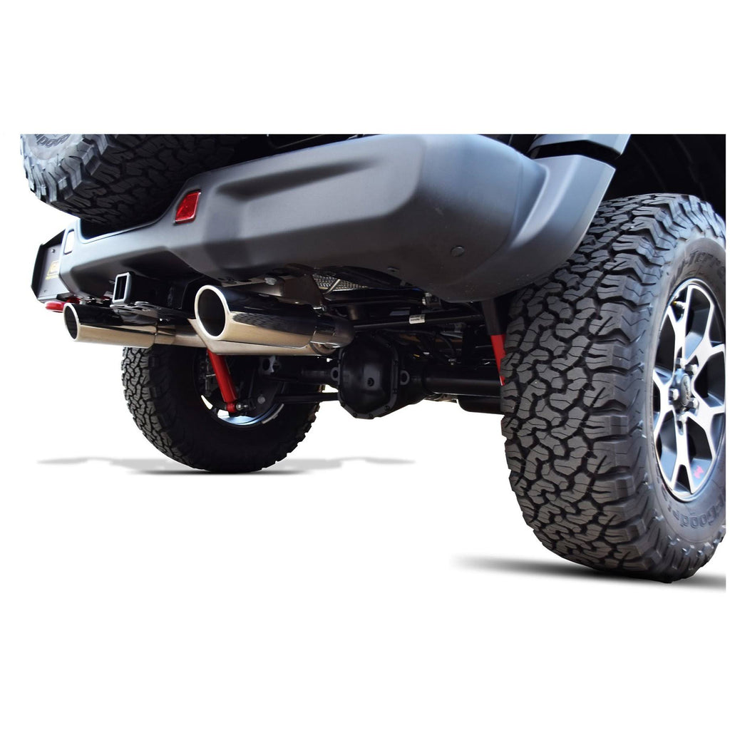 Cat-Back Dual Split Stainless Exhaust System T865668