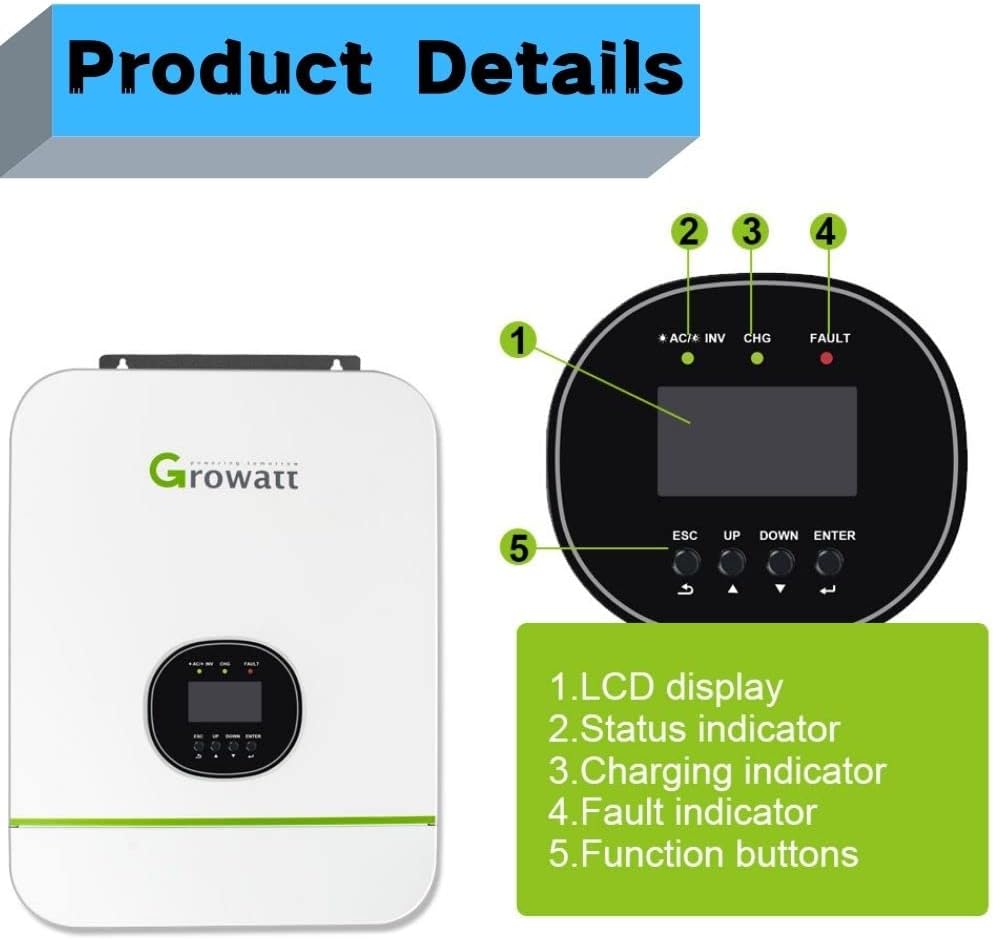 3000W 24V Pure Sine Wave Solar Inverter C297442