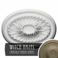 Hand-Painted Witch Hazel Crackle Ceiling Medallion F417