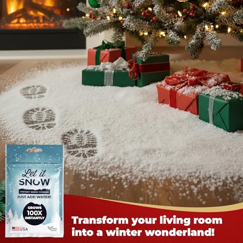 2 Pack Artificial Snow Powder D95562