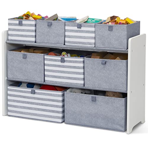 Grey White Toy Organizer D9092