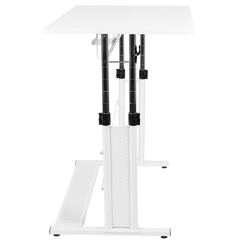 Black Rectangular Sit/Standing Desk J90060