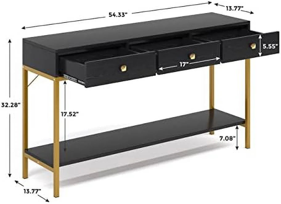 Console Table with Drawers and Shelves Z604