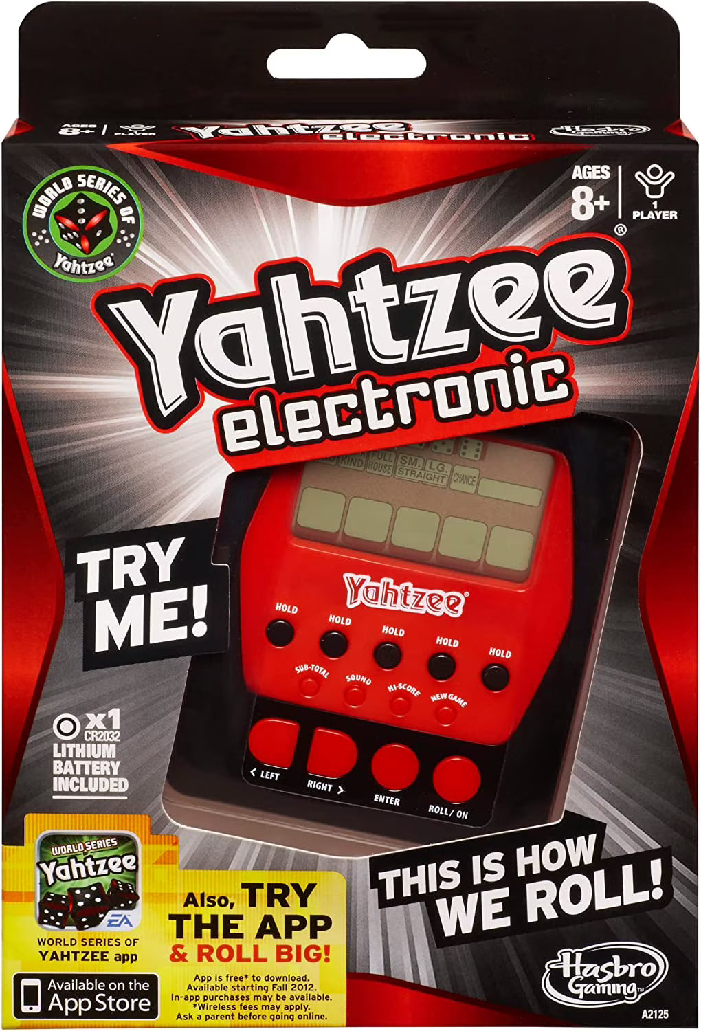 Yahtzee Handheld Digital Game F6839