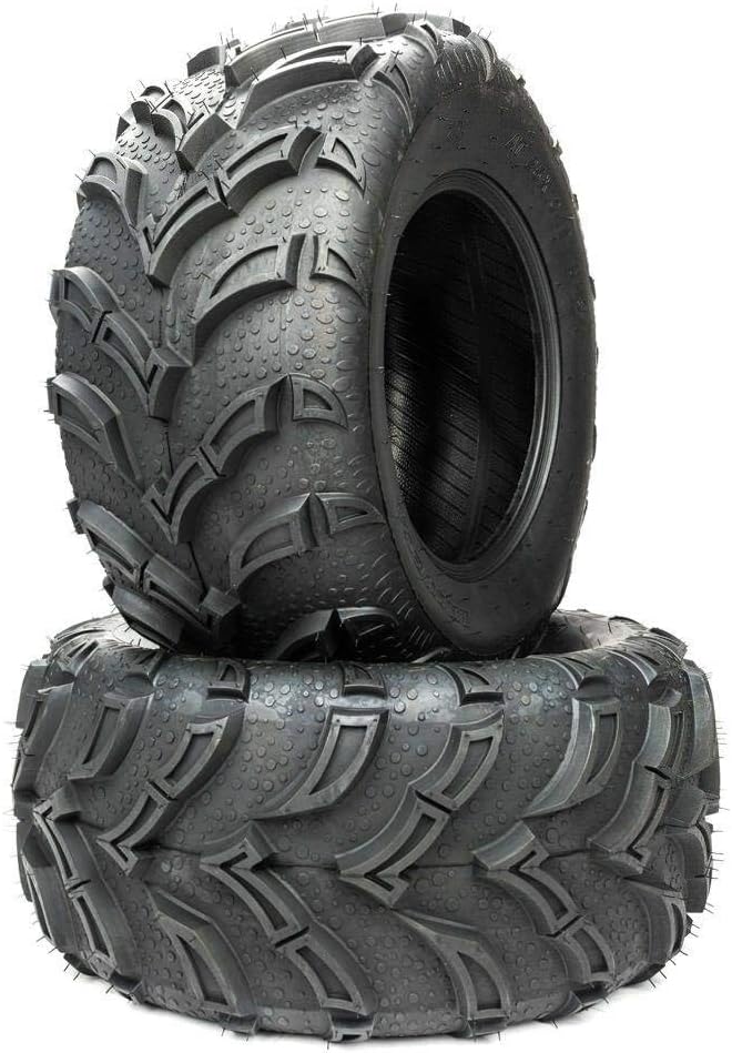2 PCS All Terrain Tubeless ATV UTV Tires 25x10-12 Rear 6PR Y373