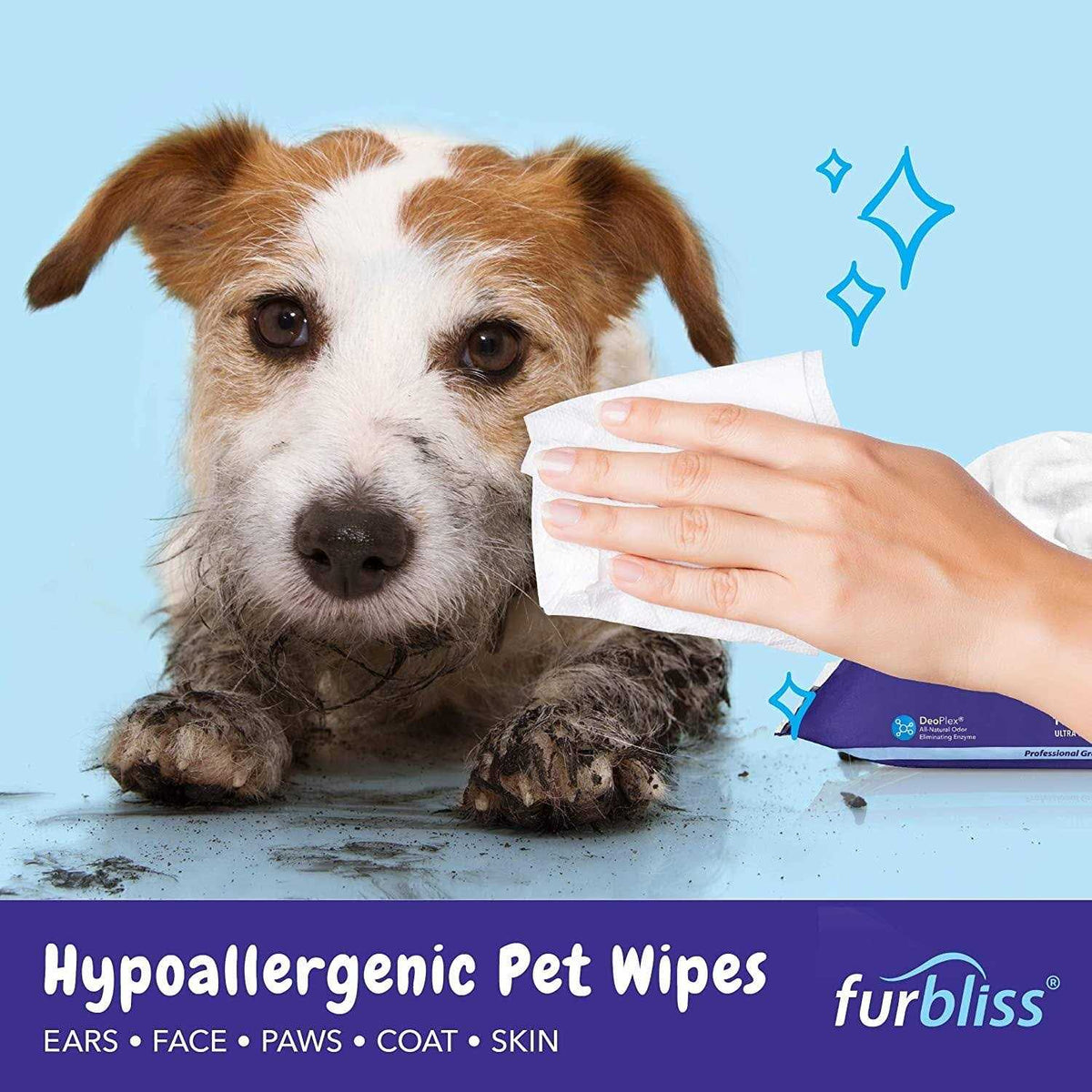 Hygienic Pet Wipes for Dogs & Cats V1243