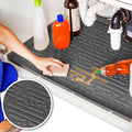 Gray 40" x 22 1/4 Waterproof Under Sink Mat R88456