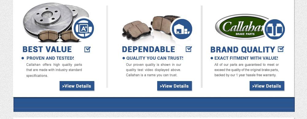 Premium OE 5 Lug Rotors + Ceramic Brake Pads + Hardware M3809