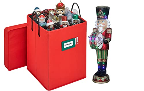 Storage Box for Nutcrackers and Figurines with Adjustable Dividers F227