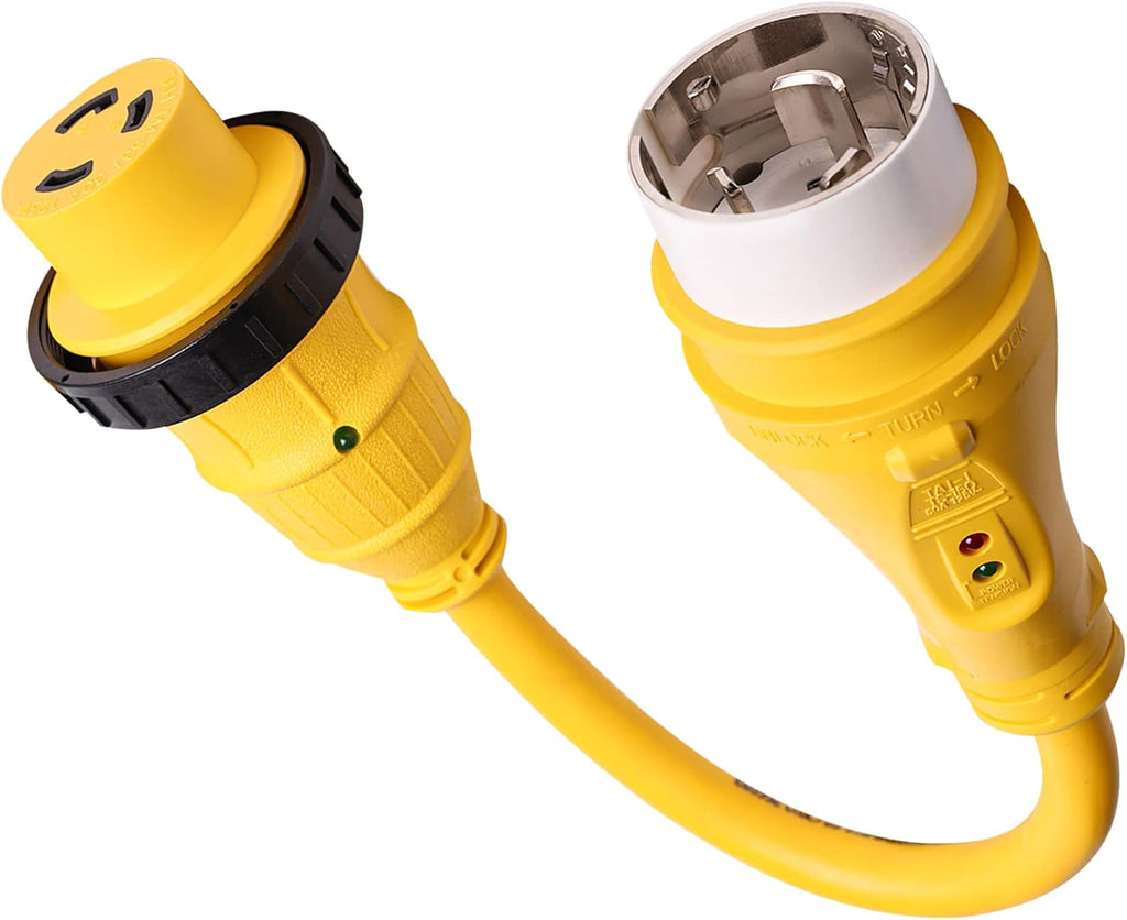 30A to 50A Shore Power Adapter 1.5Ft A571