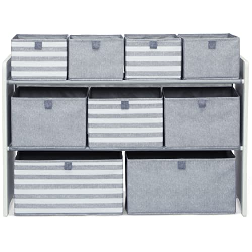 Grey White Toy Organizer D9092