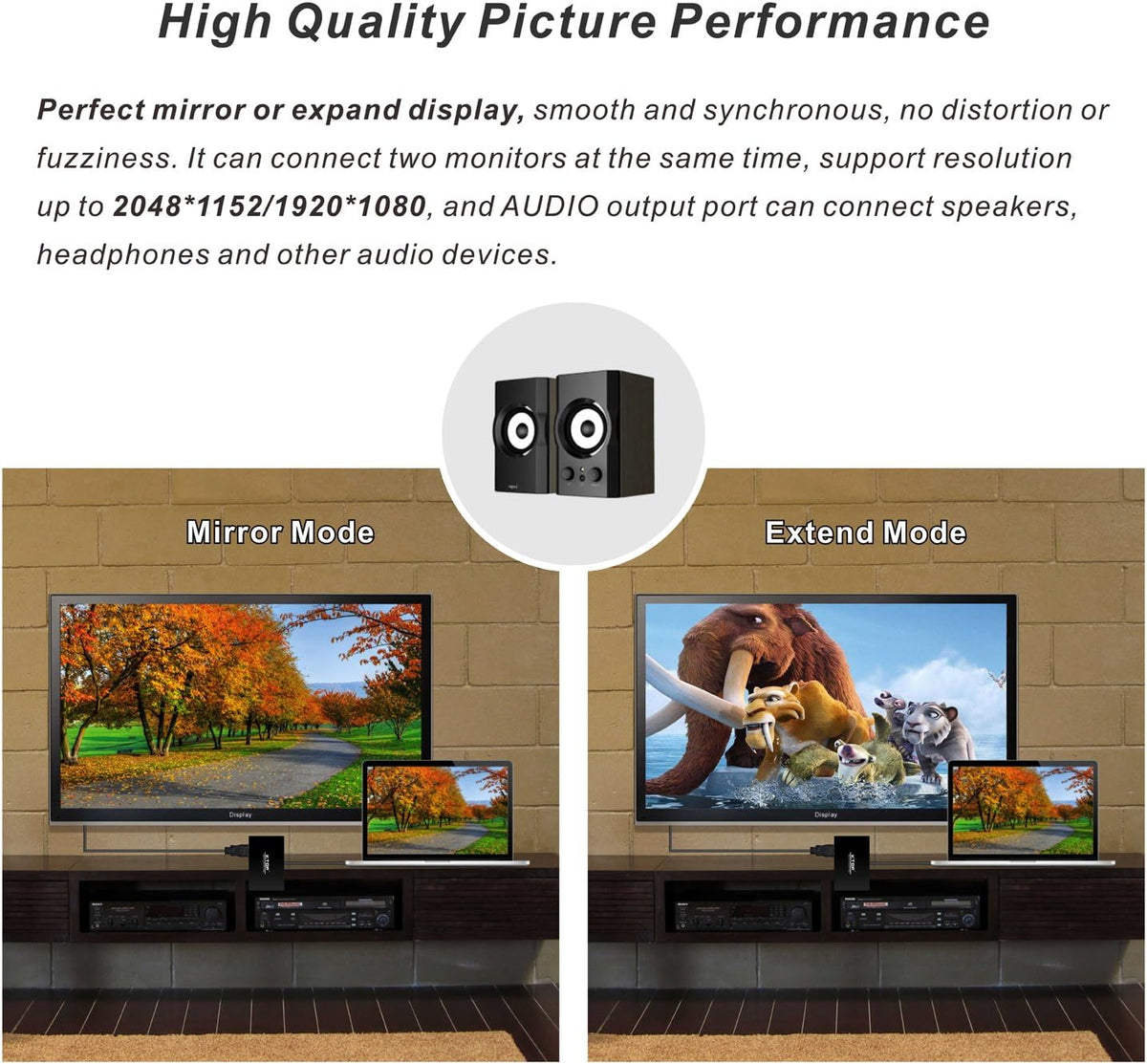 USB 3.0 to HDMI-DVI-VGA Video Graphics Card Adapter, Pack of 2 K5736