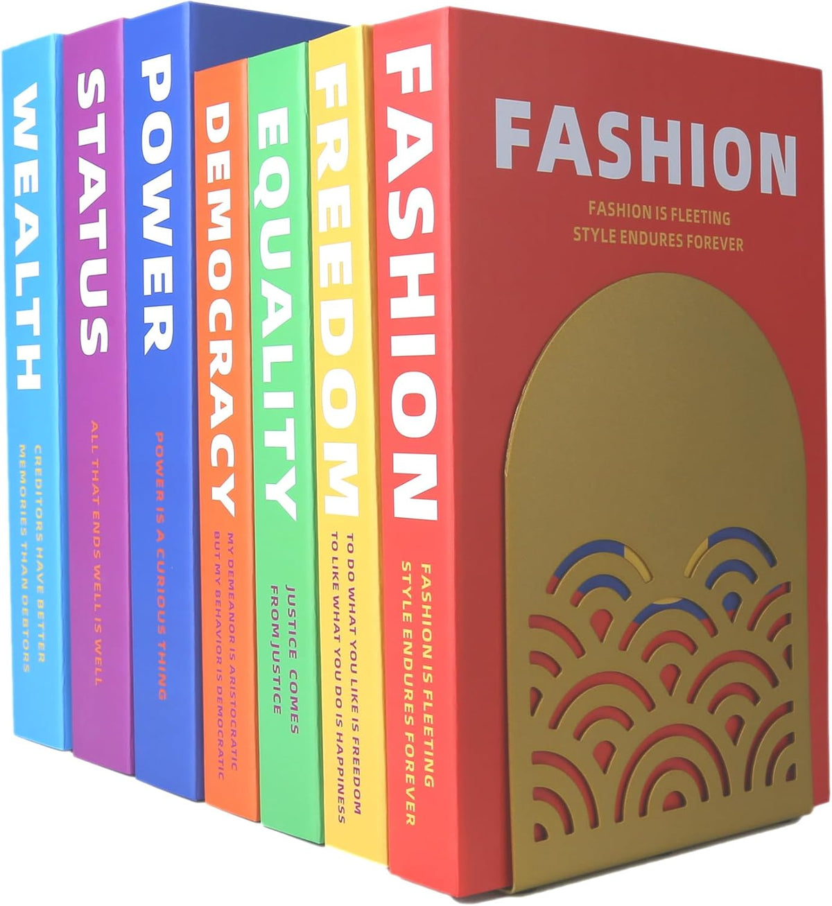 7Pcs Black and White Decorative Books S44632