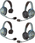 Full Duplex Wireless Intercom 2 Way Communication System with Single-Ear and Dual-Ear Headsets W772462