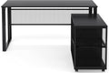 L-Shaped Computer Desk with File Cabinet I8268