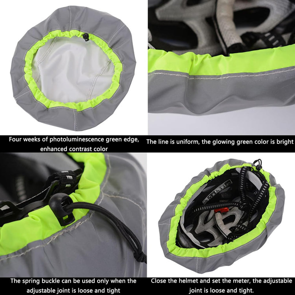 Rainproof Reflective Cycling Helmet Cover A3293