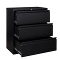 Black 3-Drawer Lateral Filing Cabinet S6924
