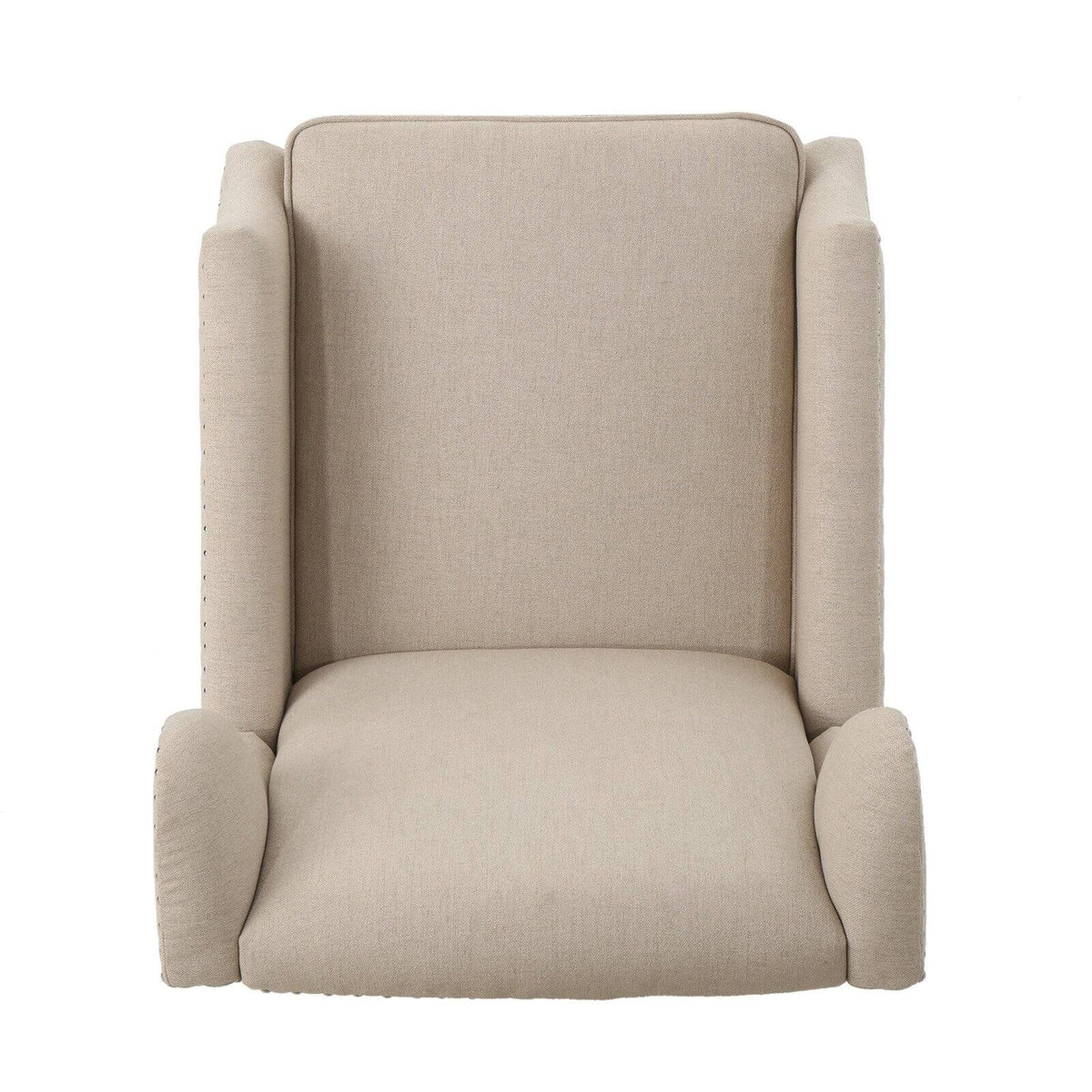 Traditional Wingback Fabric Recliner Chair Z360672