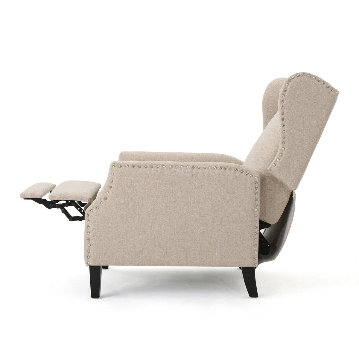 Traditional Wingback Fabric Recliner Chair Z360672